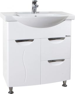 Тумба под раковину Bellezza Глория 75см белая 00000006239